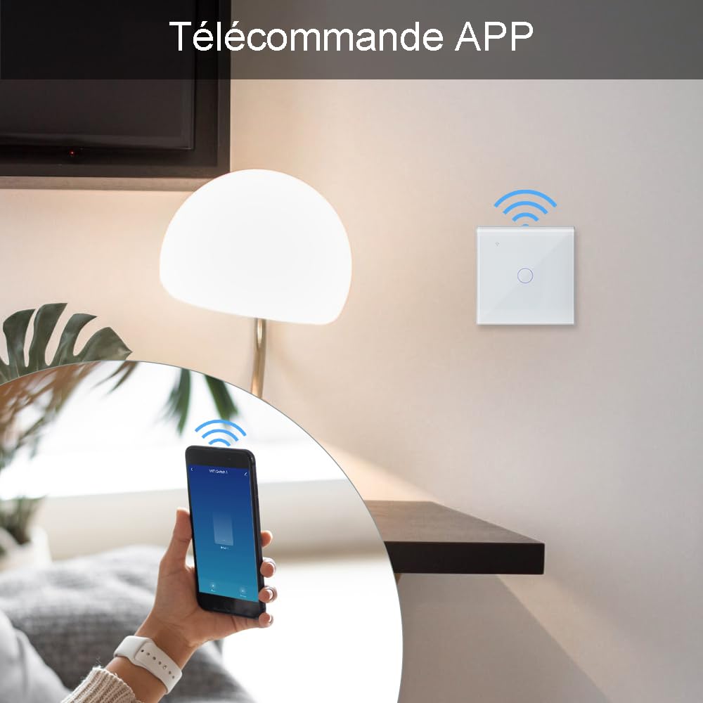 KETOTEK INTERRUPTEUR SMART 1 GANG KETOTEK - Miniature 3