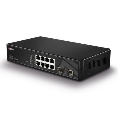 LINDY SWITCH 8 PORTS GIGABIT + 2 SFP - Miniature 3